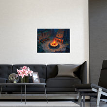 Load image into Gallery viewer, Cozy Fire Pit Ruins Poster