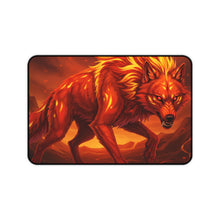 Load image into Gallery viewer, Fiery Wolf Desk Mat