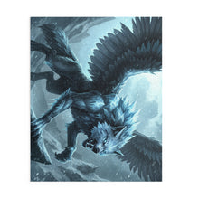 Load image into Gallery viewer, Winged Ice Wolf Fantasy Puzzle