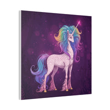 Load image into Gallery viewer, Rainbow Unicorn Canvas Wall Art
