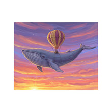 Load image into Gallery viewer, Hot Air Balloon Whale Matte Poster