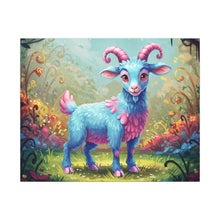 Load image into Gallery viewer, Blue Bloomhoof Goat Canvas Art