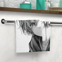 Load image into Gallery viewer, Ink Sketch Anime Boy Face Towel