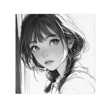 Load image into Gallery viewer, Sketch Anime Girl Face Towel