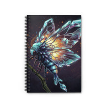 Load image into Gallery viewer, Crystal Moth Spiral Notebook