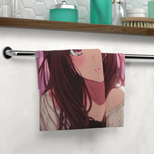 Load image into Gallery viewer, Cute Blush Anime Girl Face Towel