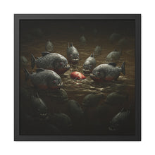 Load image into Gallery viewer, Dark Piranha Framed Poster
