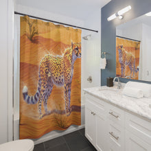 Load image into Gallery viewer, Cheetah Desert Shower Curtain