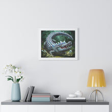 Load image into Gallery viewer, Crystal-Scaled Crocodile Framed Poster