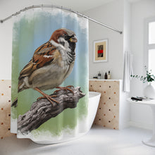 Load image into Gallery viewer, Sparrow Shower Curtain