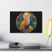 Load image into Gallery viewer, Golden Moon Fox Canvas
