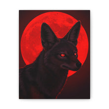Load image into Gallery viewer, Bloodmoon Jackal Canvas