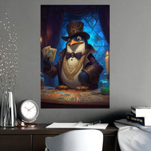 Load image into Gallery viewer, Mystic Penguin Tarot Poster