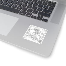 Load image into Gallery viewer, Action Anime Square Sticker