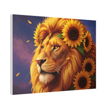 Load image into Gallery viewer, Sunflower Lion Canvas Wall Art