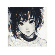 Load image into Gallery viewer, Cute Sketch Anime Girl Face Towel
