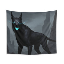 Load image into Gallery viewer, Ghost Wolf Wall Tapestry