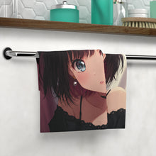 Load image into Gallery viewer, Cute Anime Girl Face Towel
