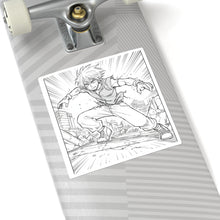 Load image into Gallery viewer, Action Anime Square Sticker