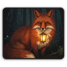 Load image into Gallery viewer, Fox with Lantern Gaming Mouse Pad