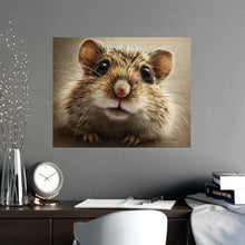 Load image into Gallery viewer, Cute Close-Up Gerbil Poster