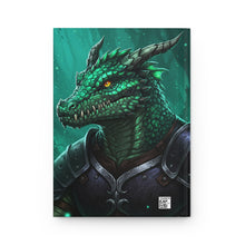 Load image into Gallery viewer, Green Dragon Knight Hardcover Journal