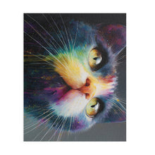 Load image into Gallery viewer, Colorful Cosmic Cat Puzzle