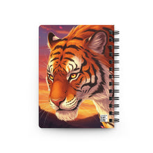 Load image into Gallery viewer, Tiger Sunset Spiral Journal