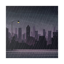 Load image into Gallery viewer, Rainy Cityscape Canvas Art