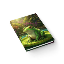 Load image into Gallery viewer, Frog on Lily Pad Ruled Journal