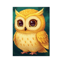 Load image into Gallery viewer, Cute Yellow Owl Matte Poster