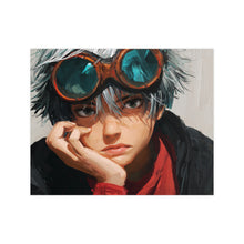 Load image into Gallery viewer, Boy with Goggles Anime Portrait Matte Poster