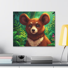 Load image into Gallery viewer, Forest Cub Canvas Print