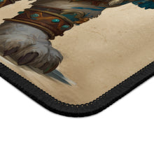 Load image into Gallery viewer, Blue Striped Tribal Tiger Gaming Mouse Pad