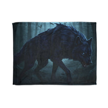Load image into Gallery viewer, Dark Wolf Forest Blanket