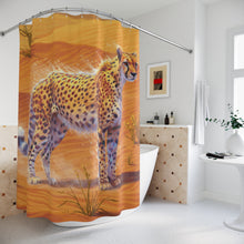 Load image into Gallery viewer, Cheetah Desert Shower Curtain