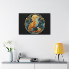 Load image into Gallery viewer, Golden Moon Fox Canvas