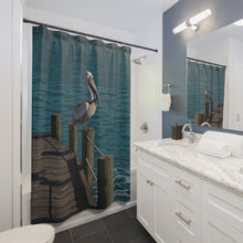 Load image into Gallery viewer, Pelican Dock Shower Curtain
