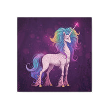 Load image into Gallery viewer, Rainbow Unicorn Canvas Wall Art
