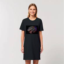 Load image into Gallery viewer, Wolf Organic T-Shirt Dress