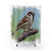 Load image into Gallery viewer, Sparrow Shower Curtain
