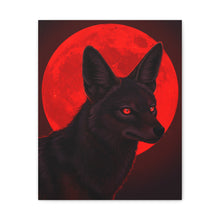 Load image into Gallery viewer, Bloodmoon Jackal Canvas
