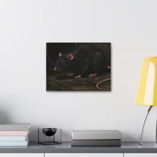 Load image into Gallery viewer, Sewer Rat Canvas Print
