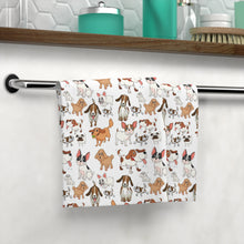 Load image into Gallery viewer, Adorable Dog Pattern Face Towel - Perfect for Pet Lovers
