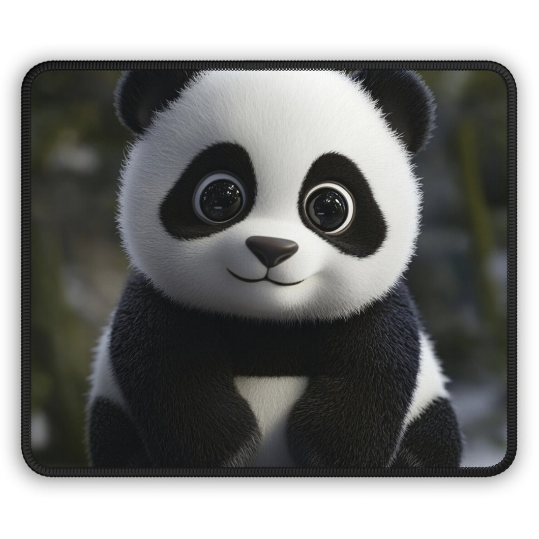 Adorable Panda Gaming Mouse Pad - Cute Desk Accessory, Gamer Gift, Nerd Decor,