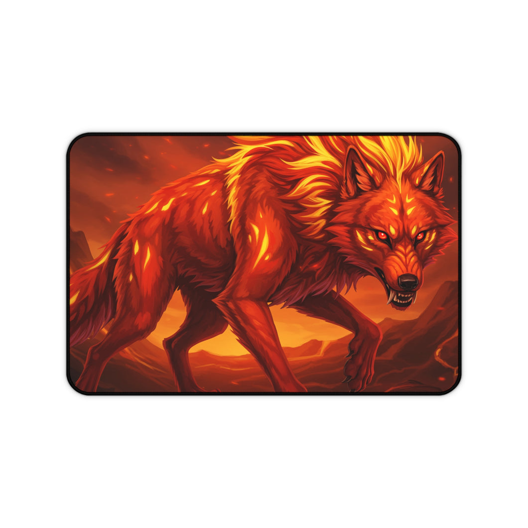 Fiery Wolf Desk Mat – Marick Booster