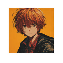 Load image into Gallery viewer, Cute Orange Anime Boy Face Towel
