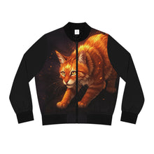 Load image into Gallery viewer, Fire Cat Bomber Jacket
