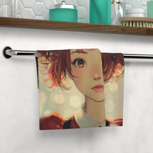 Load image into Gallery viewer, Blush Anime Girl Face Towel
