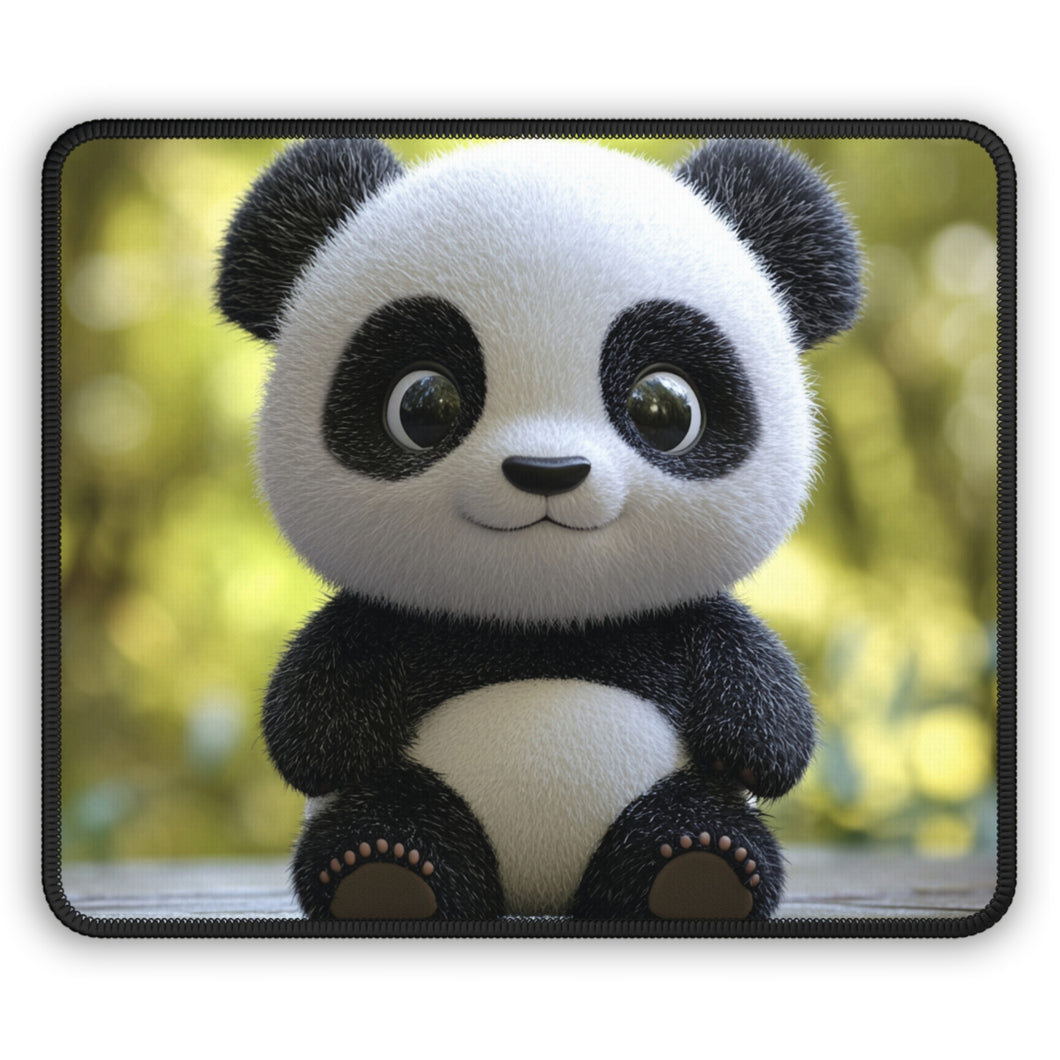 Adorable Panda Gaming Mouse Pad - Cute Office Decor, Gamer Gift, Desk Accessory,